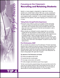 Focusing on the Classroom: Recruiting and Retaining Students