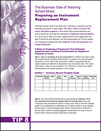 The Business Side of Teaching Music: Preparing an Instrument Replacement Plan