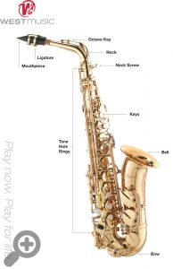 alto sax diagram