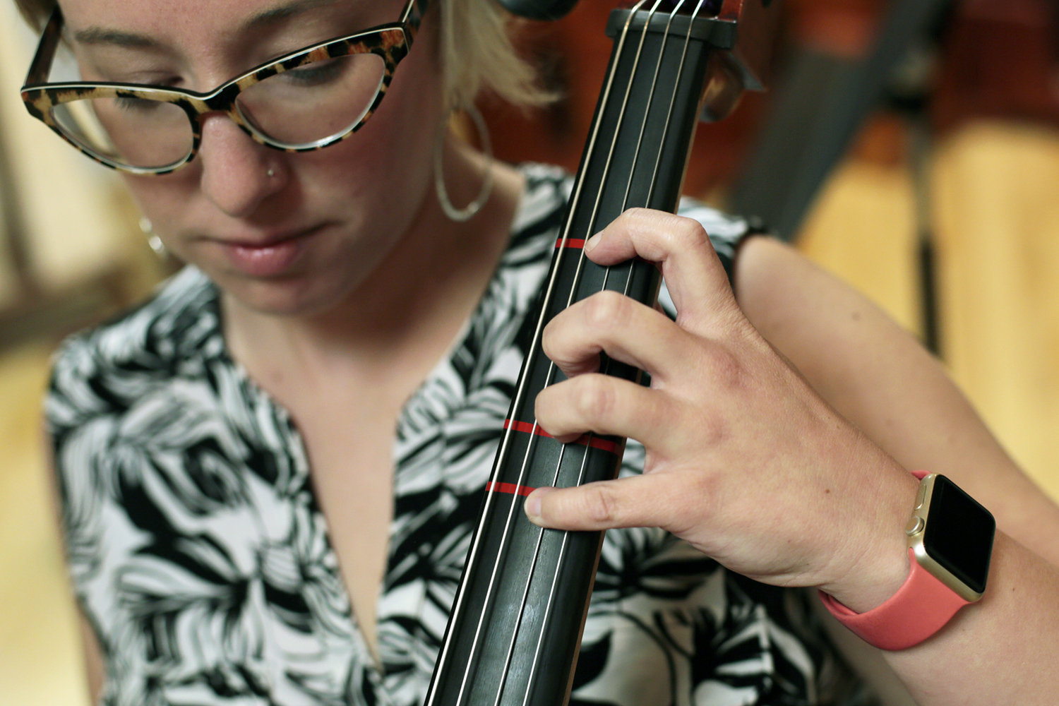 orchestra finger placement