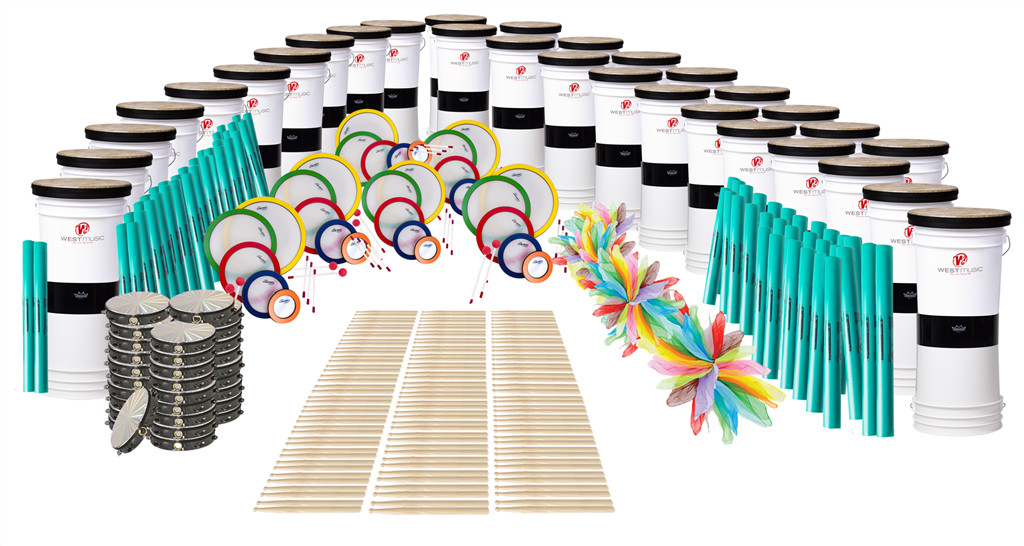 DRUMS ALIVE RHYTHM IN MOTION 2.0 30 PARTICIPANT SET
