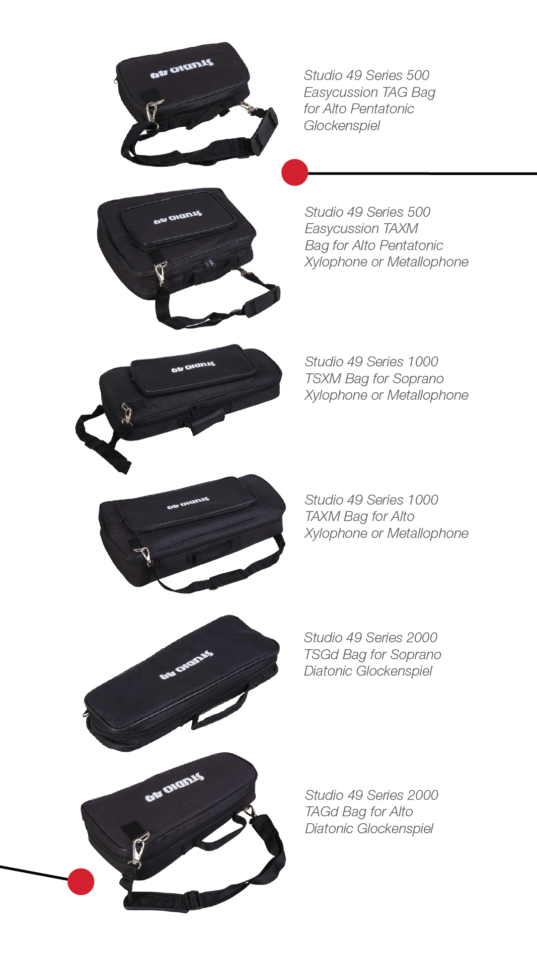 Studio 49 Orff Instrument Bags