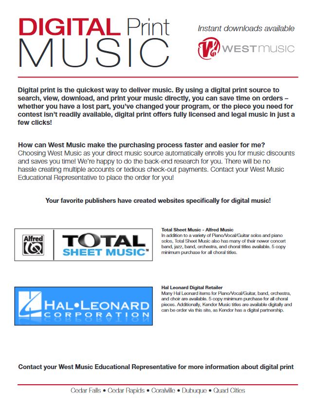 Digital Print Music